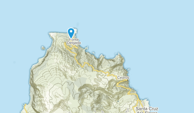 Cedros, Açores Map