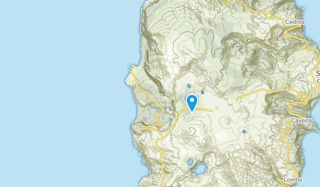 Fajã Grande, Azores Map