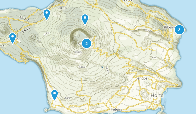 Horta, Azores Map