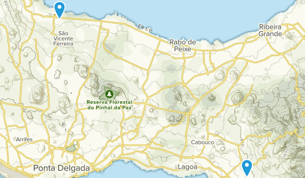 Lagoa, Açores Map