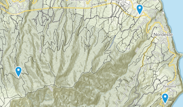 Nordeste, Azores Map
