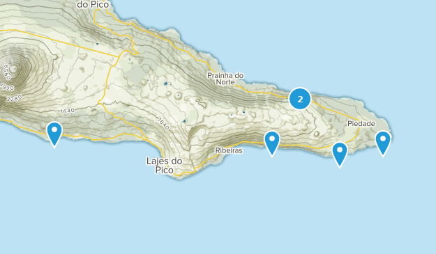 Piedade, Azores Map
