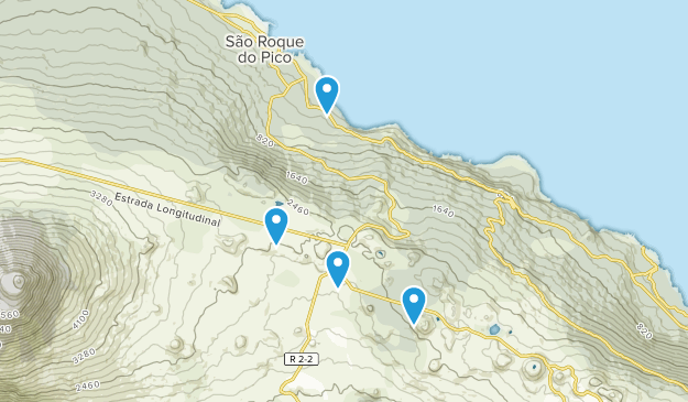 São Roque do Pico, Azores Map