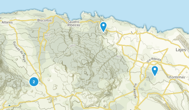 Vila da Praia da Vitória, Azores Map