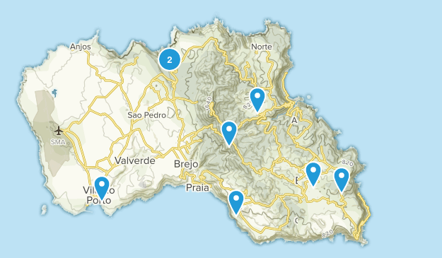 Vila do Porto, Azores Map