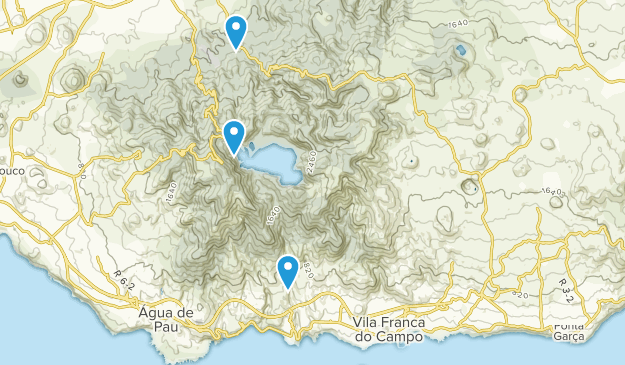 Vila Franca do Campo, Açores Map