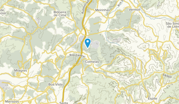 Colmeias, Center Region Map