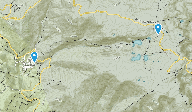 Loriga, Center Region Map