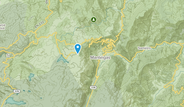 Manteigas, Center Region Map
