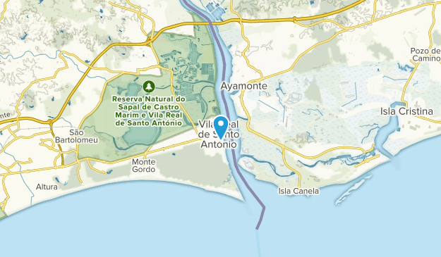 Vila Real de Santo António, Faro Map