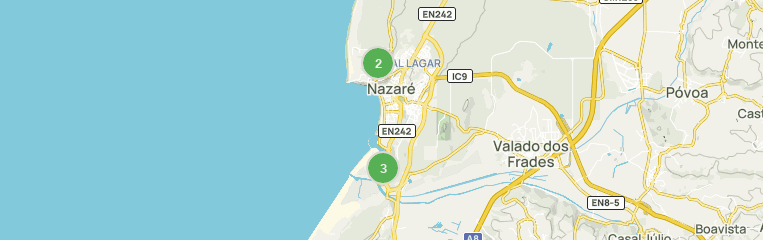 Mapas de Nazaré - Portugal