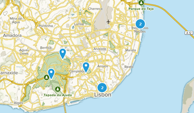 Lissabon, Lisbon Map