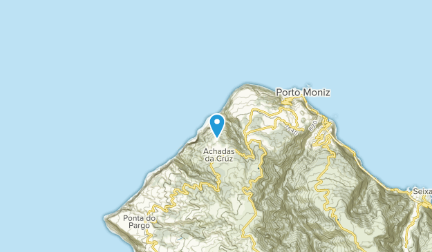 Achadas da Cruz, Madeira Map