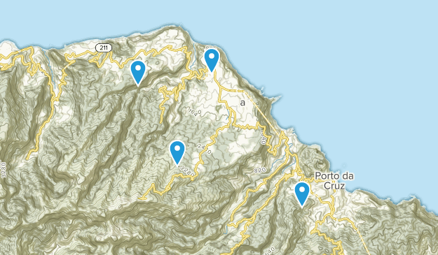 Faial, Madeira Map