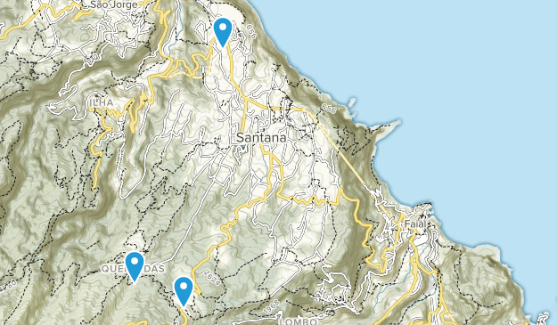 Faial, Madeira Map