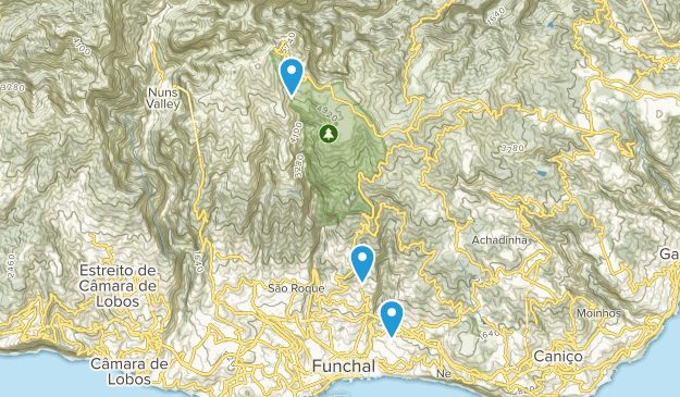 Monte, Madeira Map