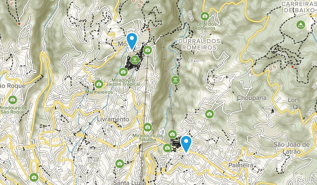 Funchal, Madeira Island Map