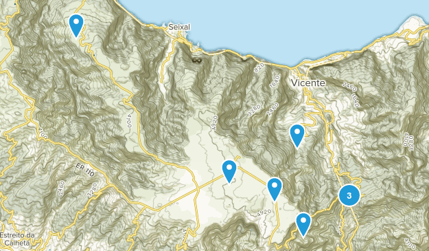Senhora do Rosário, Madeira Island Map