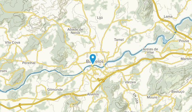 Barcelos, Porto and the North Map