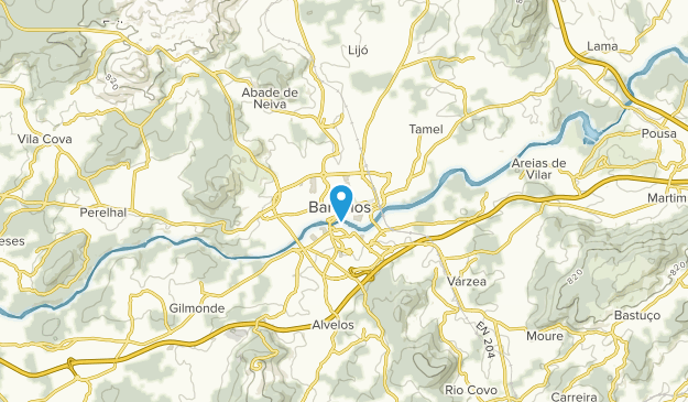 Barcelos, Porto and the North Map