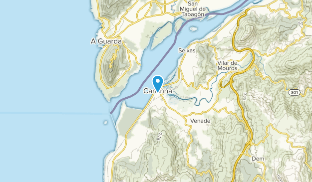 Caminha, Porto and the North Map