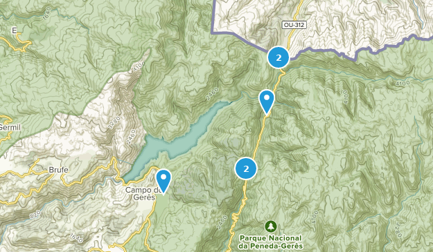 Campo do Gerês, Porto and the North Map