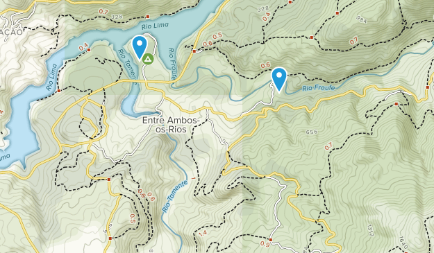 Entre Ambos-Os-Rios, Porto and the North Map