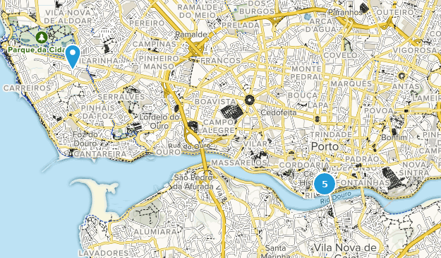 Porto, Porto and the North Map
