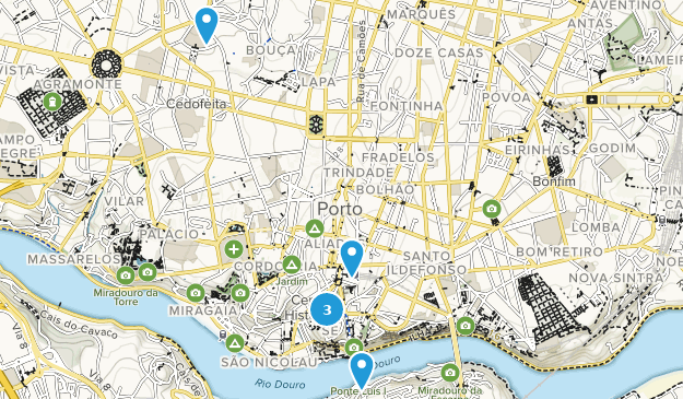 Porto, Porto and the North Map