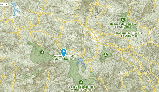 Adjuntas, Central Region Map