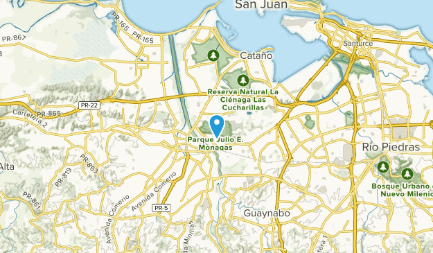 Bayamón, Central Region Map