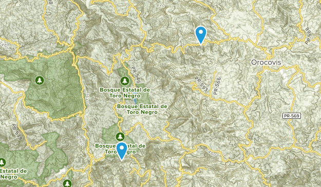 Orocovis, Central Region Map