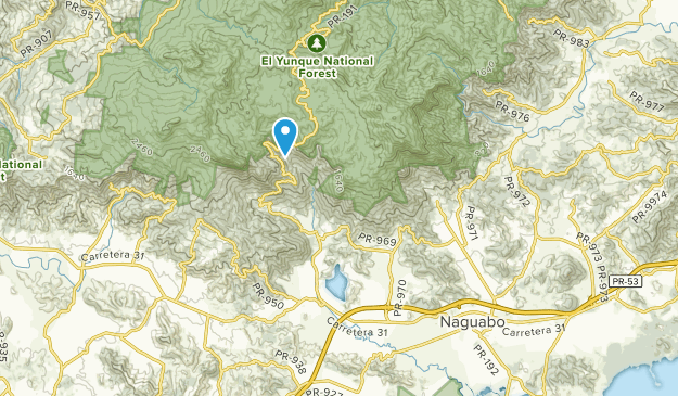 Naguabo, East Region Map