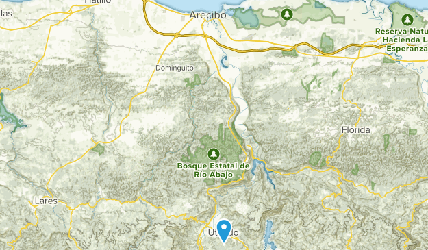 Arecibo, Northern Region Map