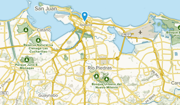 San Juan, Northern Region Map