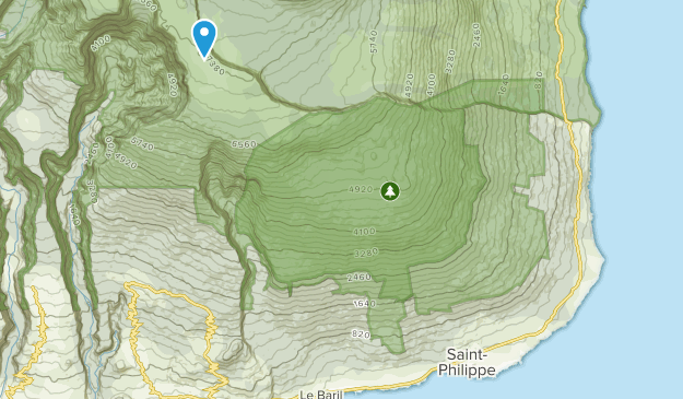 Saint-Philippe, Saint-Pierre Map