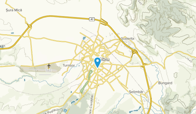 Sibiu, Sibiu Map