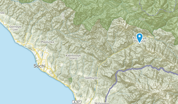 Sotchi, Kraï de Krasnodar Map