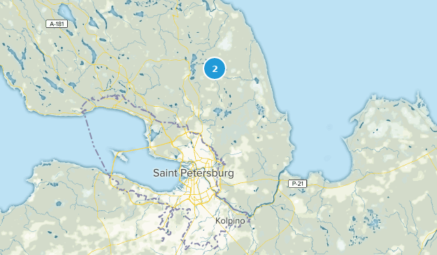 Kuyvozovskoe, Leningrad Map