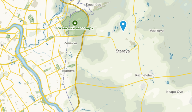 Zanevskoe, Leningrad Map