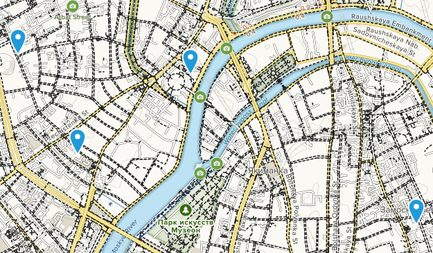 Arbat District, Moscow Map