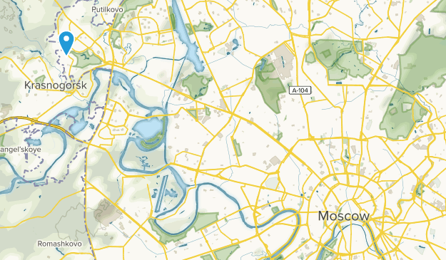 Москва, Moscow Oblast Map