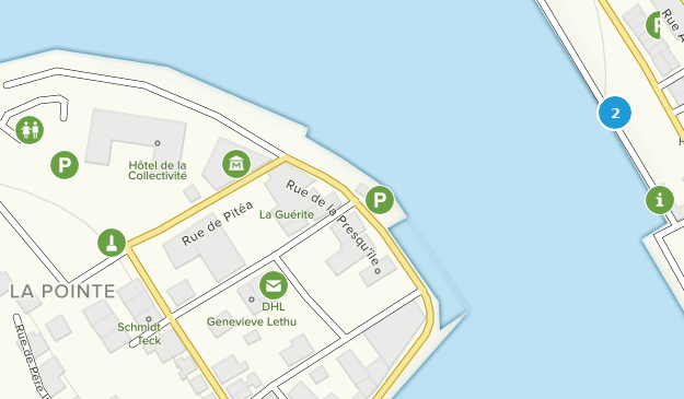 Gustavia, Sous le Vent Map