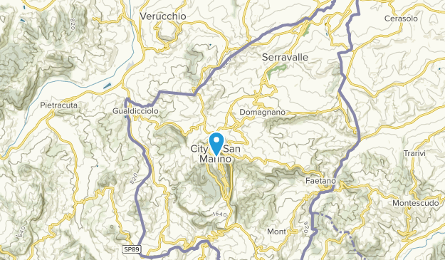 San Marino, San Marino Map