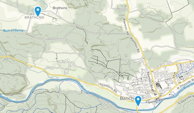 Banchory, Aberdeenshire Map