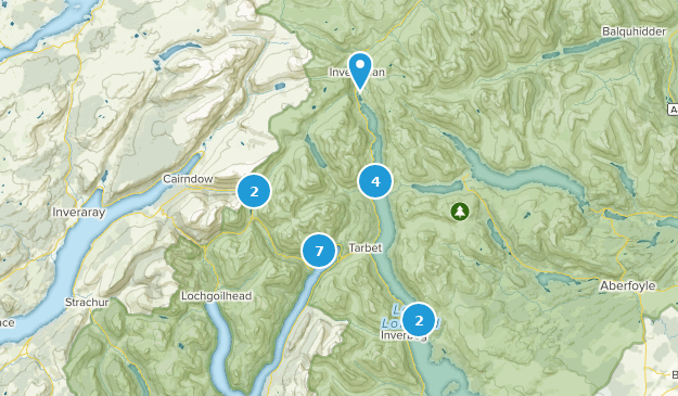 Arrochar, Argyll and Bute Map