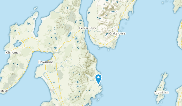 Isle Of Islay, Argyll and Bute Map