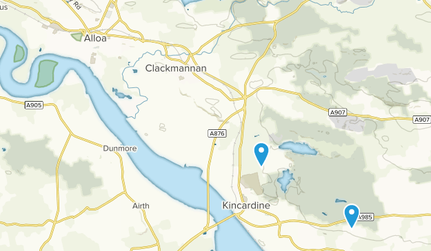Alloa, Clackmannanshire Map