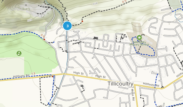 Tillicoultry, Clackmannanshire Map