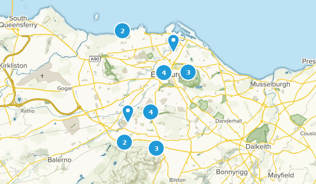 Edinburgh, Edinburgh Map
